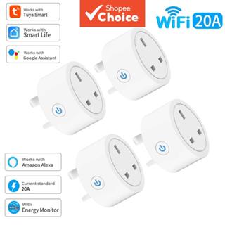 ใช้งานร่วมกับ TUYA WIFI สมาร์ทปลั๊ก 20A ควบคุมด้วยเสียงผ่านโ…