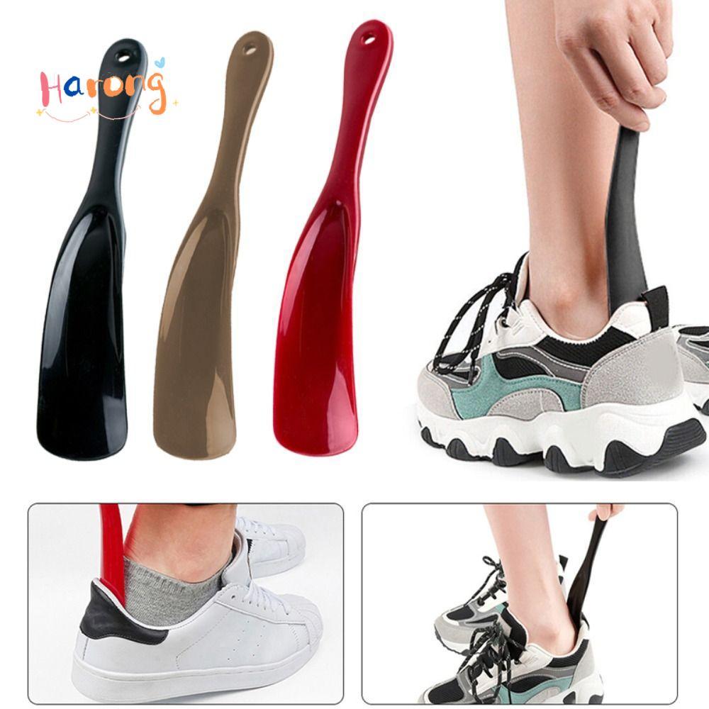 HARONG Shoe Lifter Professional Spoon Shape Plastic Shoehorn