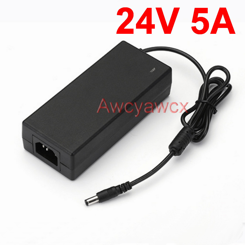 อะแดปเตอร์แปลงไฟ 24V 5A  High quality IC solutions AC 100V-240V DC 24V 5A Switch power supply 120W L