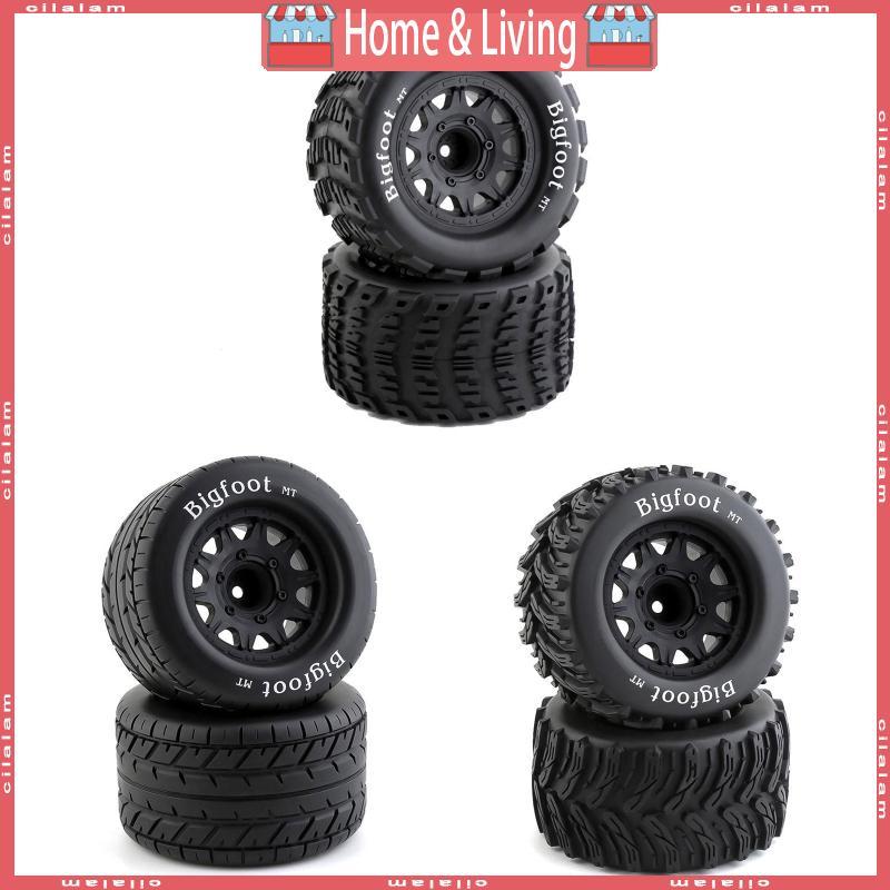 CI Ruber ยางล้อยางขอบชุด 12-14 มม.สําหรับ Big Foot รถอุปกรณ์เสริมรถบรรทุก RC รุ่น