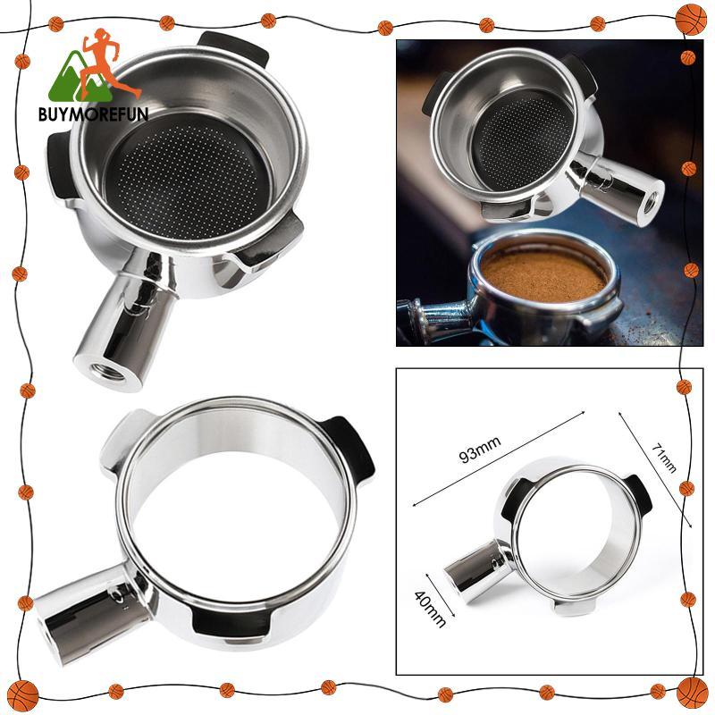 [Buymorefun] Bottomless Portafilter Head for Coffee, 304 Stainless Steel, Replacement, Barista Tool,