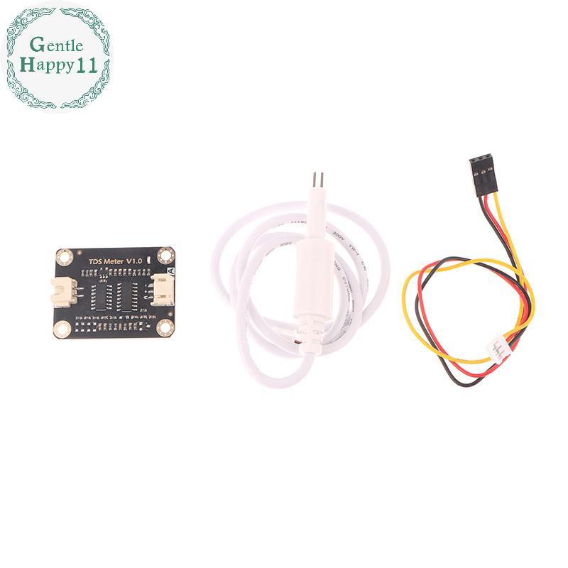 GentleHappy TDS Sensor เซ็นเซอร์การนําไฟฟ้าสําหรับการตรวจจับของเหลว Arduino โมดูลตรวจสอบคุณภาพน้ํา D