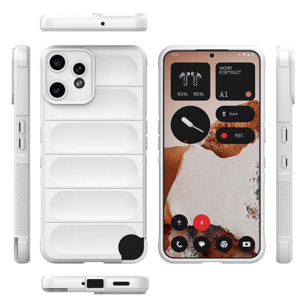 สําหรับ Nothing CMF Phone 2 Pro 5G, เคสโทรศัพท์โล่ชาร์จไร้สาย, ฝาครอบป้องกัน TPU ป้องกันการตกกระแทกความยืดหยุ่นสูง