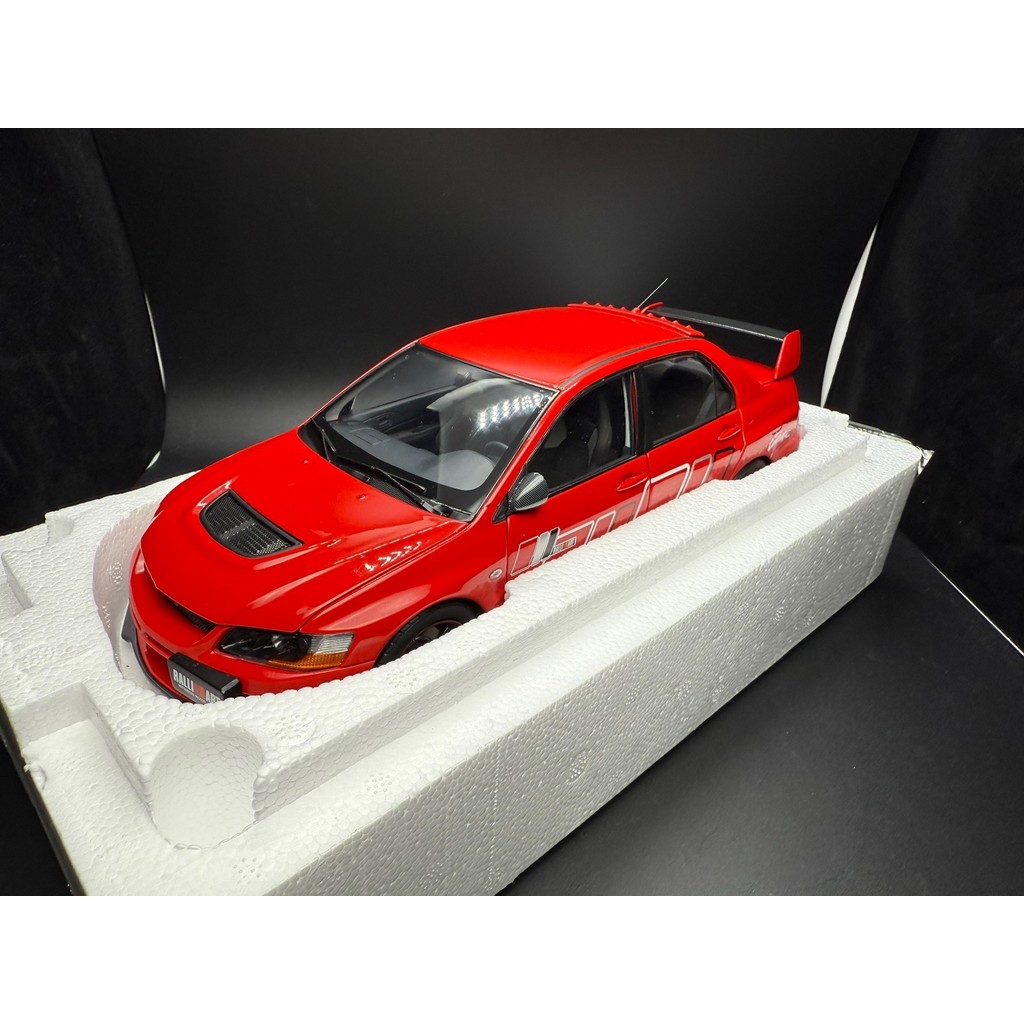 Super A 1/18 Mitsubishi EVO 9 RA Non-Brand New Product Control เล็กน้อย Sand-raising Good Appearance