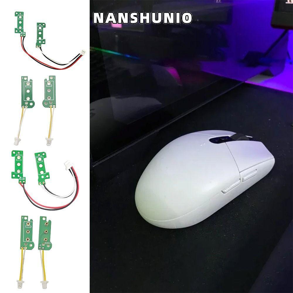 NANSUNIO Mouse Micro Switch, ซ่อมบอร์ดปุ่มเมาส์มืออาชีพ, Hot-swap อะไหล่ DIY เมนบอร์ดเมาส์สําหรับ G3