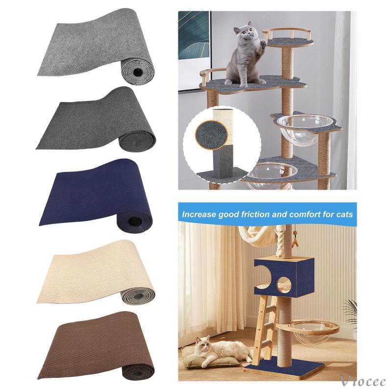 [Viocee] Trimmable Cat Scratch Mat Self Paste Replacement Mat, Cat Carpet, Cat Scratch Post Carpet f