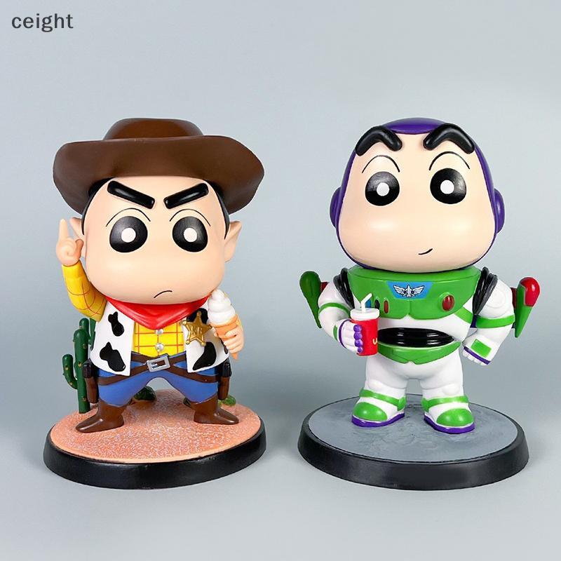 [ceight] Crayon Inchan Baymax Cowboy อะนิเมะโมเดลสะสมของเล่น TH ราคา ถูกที่สุด ดีลบีเคเค แกลเลอรีภาพที่ 4