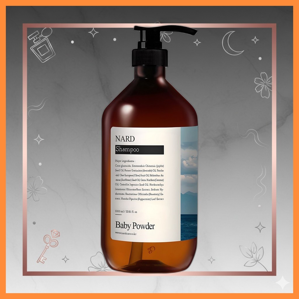 [nard] แชมพูน้ําหอม Bouquet Garni Refresh (แป้งเด็ก), 1L, 1 ชิ้น / แชมพูเกาหลี / กลิ่นแป้งเด็ก by mo