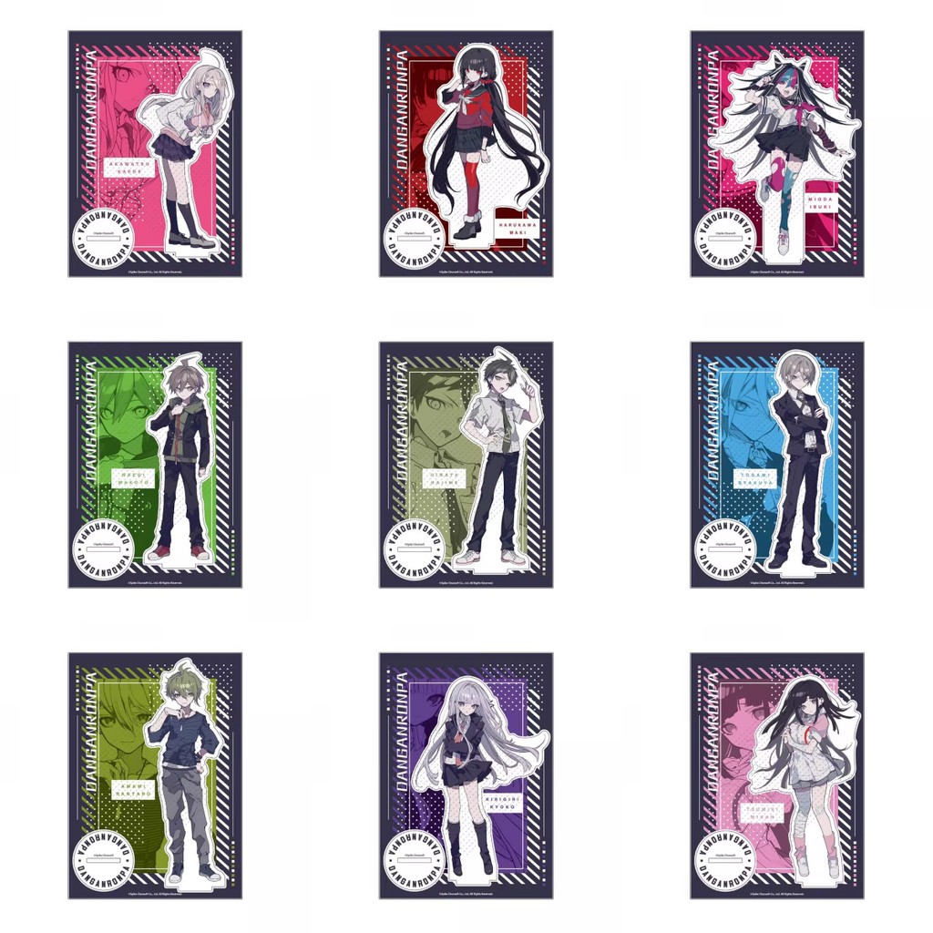 เกม Danganronpa อะคริลิคตุ๊กตาอะนิเมะ Akamatsu Kaede Hinata Hajime รูปคอสเพลย์ของเล่นของขวัญ
