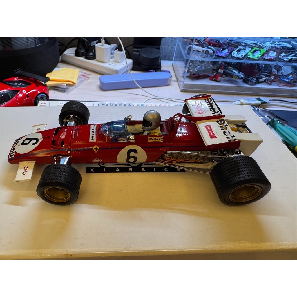 เอ็กโซโตะ เฟอร์รารี 312ข เบอร์ 6 1/18 Ikosoto Out of Print Rare F1 312B 1971, กล่องขาวกล่องดํา All i