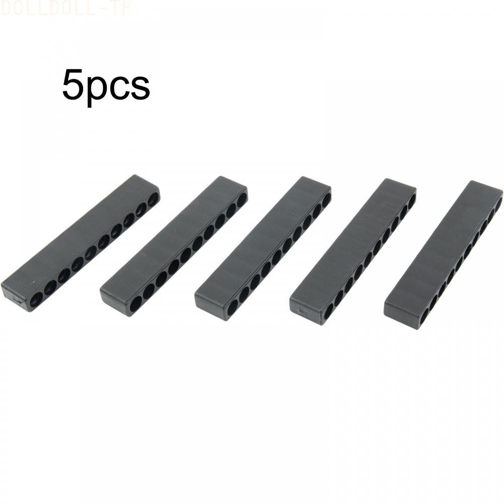[Dolldoll]Plastic Screwdriver Storage with 10 Holes Compatible with 1/4 Hex Shank Set of 5
