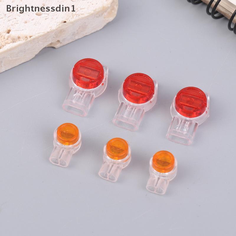 [Brightnessdin] 100 ชิ้น/Pa K1 K3 Connector Crimp Terminal การเชื่อมต่อสายไฟ Rj45 Ethernet Cable Con