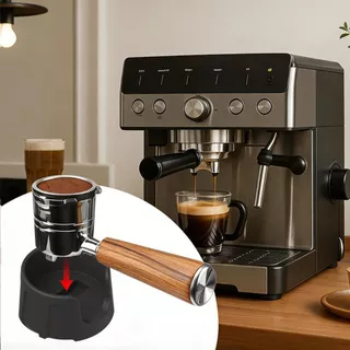BEAKHYUN5Z ที่วางแทมเปอร์กาแฟ, ฐานกดกาแฟที่ปรับปรุงได้ทนความร้อน, ซิลิโคนกันลื่น Espresso Tamping Station ชงกาแฟ