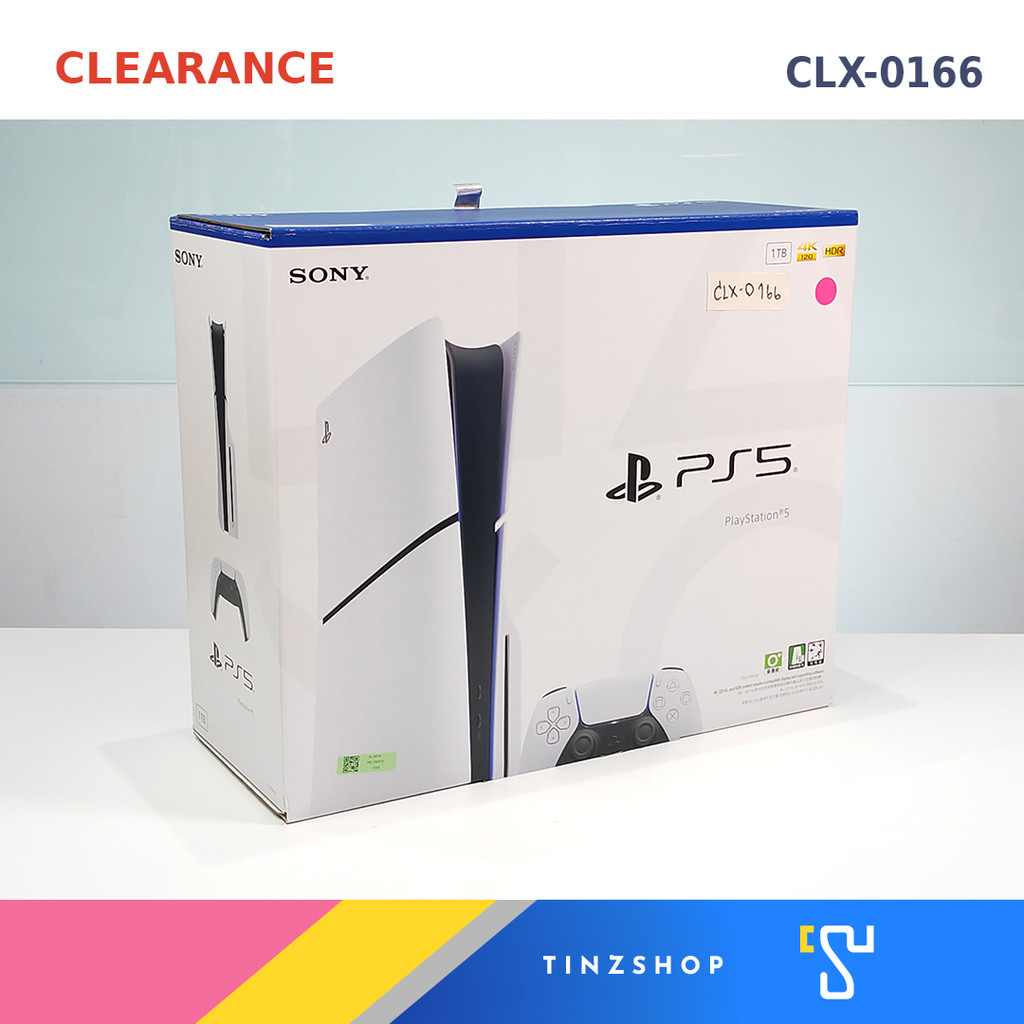 [Clearance] CLX-0166 PlayStation5 Slim Disc Edition (CFI-2018A01) : เครื่อง PS5 SLIM รุ่นใส่แผ่น (สต