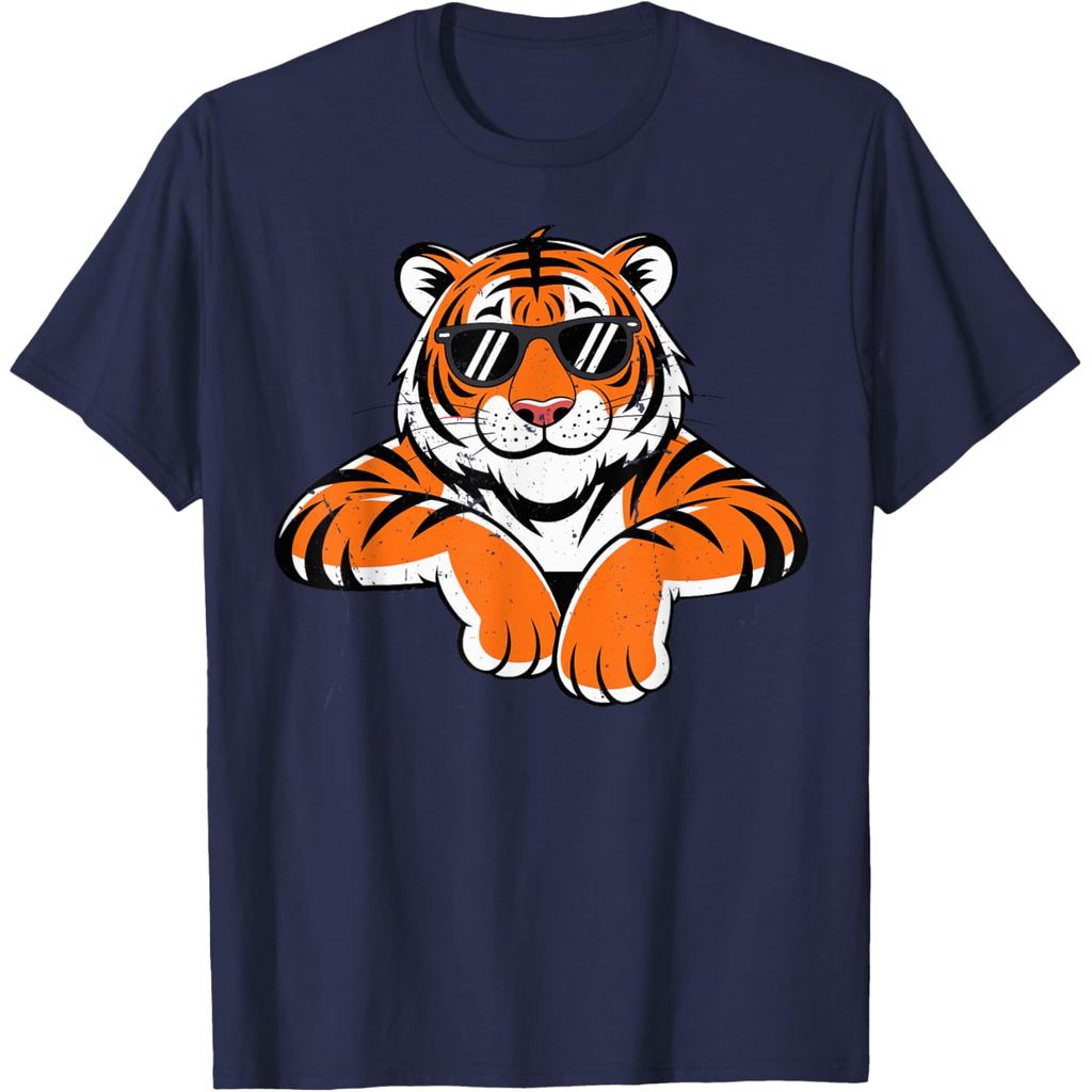 Tiger Lover Kids Tiger Men Wildcat Tiger T-Shirt