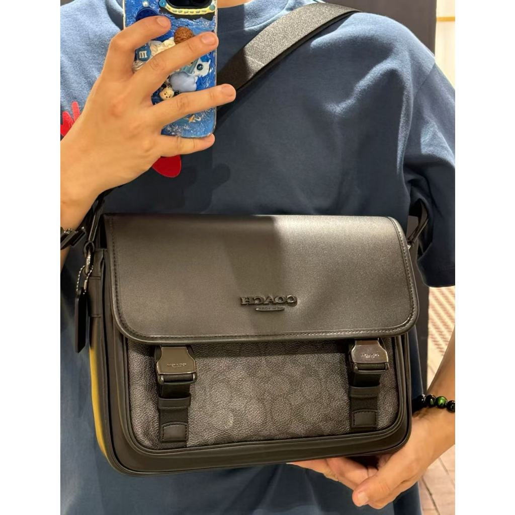 สไตล์ใหม่ผู้ชาย RACER Messenger Bag Flap Messenger Bag กระเป๋าสะพายข้าง CT753