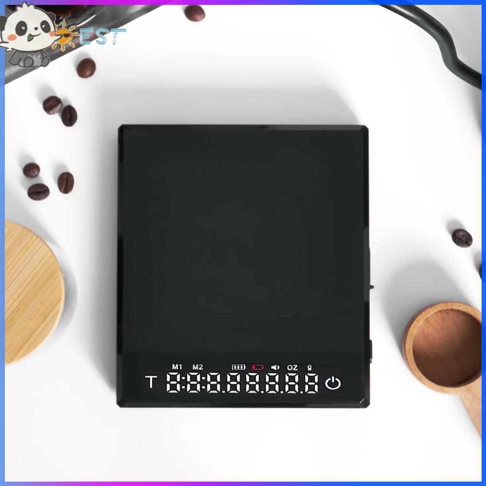 COD Mini Coffee Scale 2kg/0.1g Electronic Mact Scale ชาร์จสมาร์ทกาแฟ Scale Coffee Bean Scale Baking 