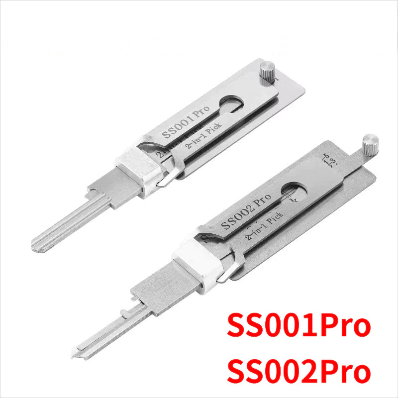 SS001 PRO SS002 PRO Key ถอดรหัสสแตนเลส Precision เครื่องมือ O-ring Pickup ชุดตะขอเครื่องมือรถกระบะเครื่องมือมือ