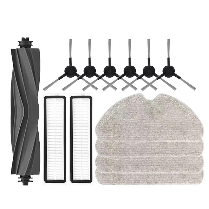 สําหรับ Dreame D9 Max Gen2 อะไหล่หุ่นยนต์สูญญากาศอุปกรณ์เสริมยางหลักแปรงด้านข้าง Mop ผ้าตัวกรอง HEPA