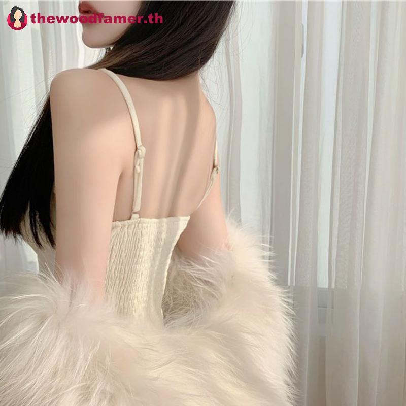 Well French Sexy Lace Strap Small Camisole Hot Girl Outer Wear Sleeve Women TH