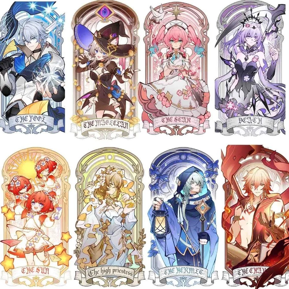 Standee Honkai Star Rail micha รุ่น Aglaea Castofrice Mydei Kainon Tribbie Cifera Anaxa Hyacine ไพ่ท