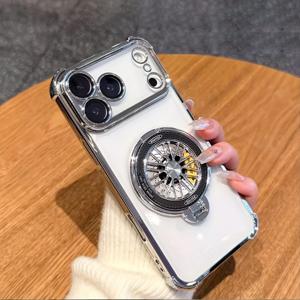 รุ่นใหม่ Decompression Spinning Top Stand เคสโทรศัพท์เหมาะสําหรับ 16e iPhone 17 16 15 14 13 12 11 Plus Pro Max Air