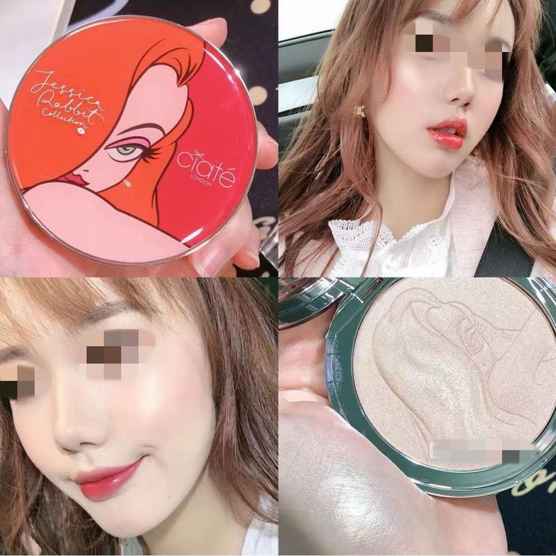 Ciate นูน High Gloss Jessica Rabbit Co-Branded Brightening สามมิติ Contouring Water Gloss ผิว Fine ก