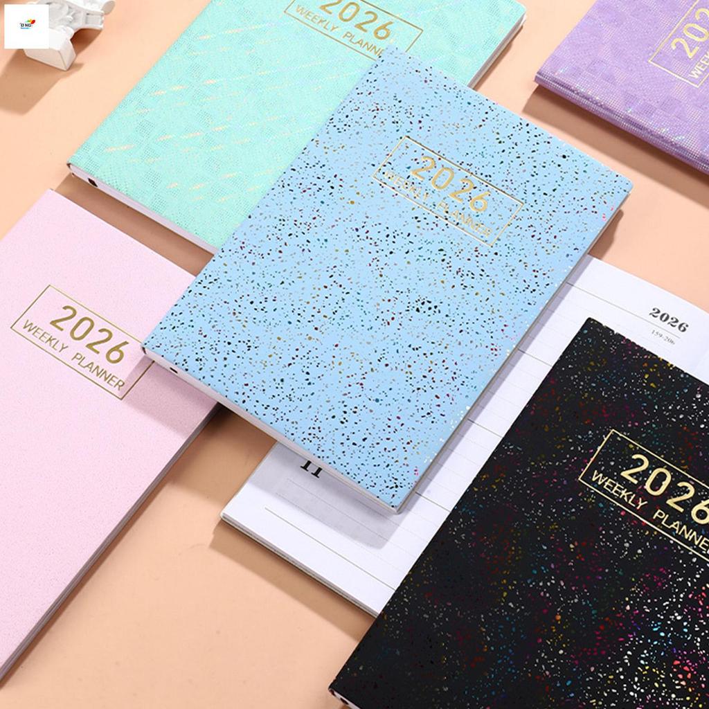 2026 Daily Planner Schedule Notebook A5 Daily Journal Planner ปฏิทินสําหรับ Home School Office Busin