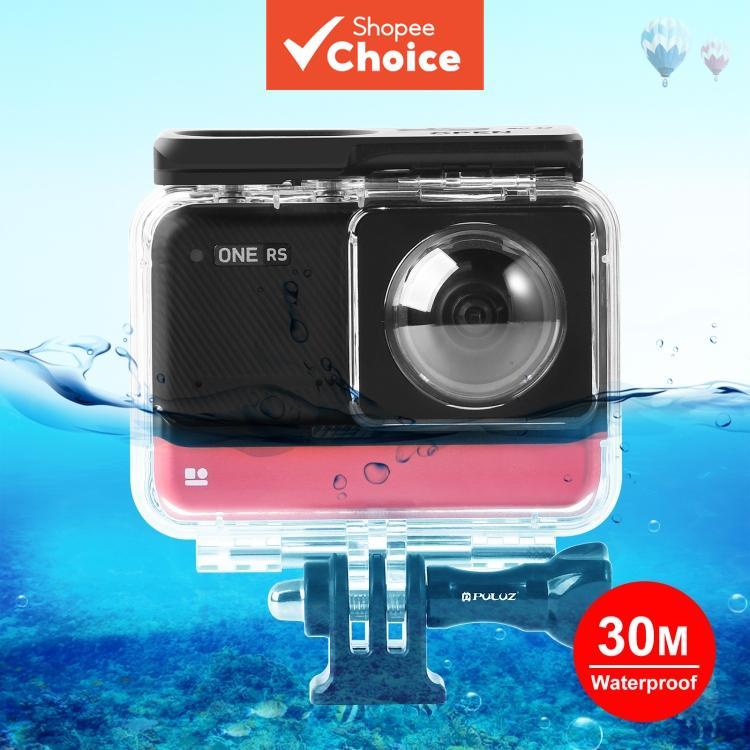สําหรับ Insta360 One RS 360 Edition 30m ความลึกใต้น้ําดําน้ํากรณีกันน้ํา