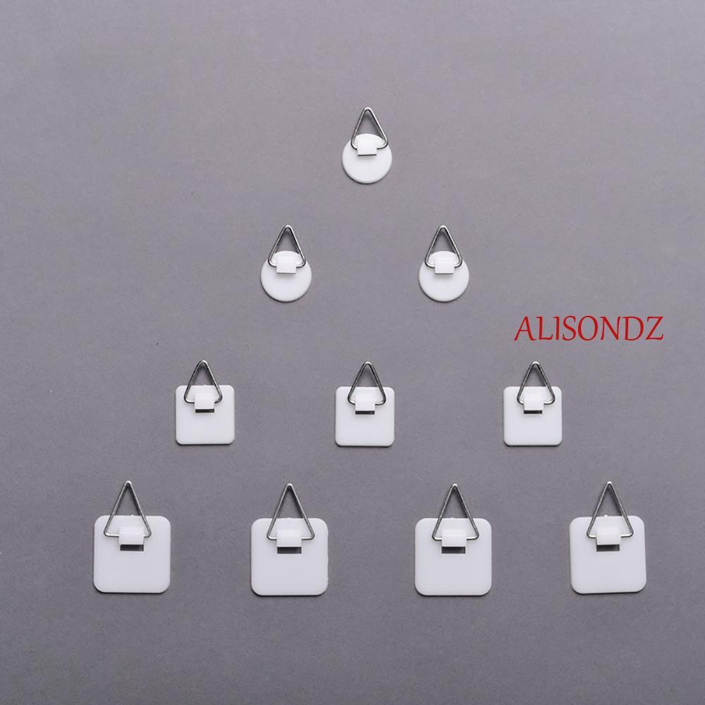 Alisondz ที่แขวนจาน สําหรับแขวนรูปภาพ แนวตั้ง แบบพกพา ตะขอแขวนจานติดผนัง