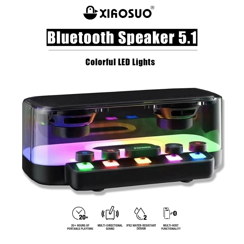 ลําโพงไร้สาย, ลําโพงบลูทูธ, ลําโพงไร้สายแบบพกพา, ลําโพงคอมพิวเตอร์ RGB #E51