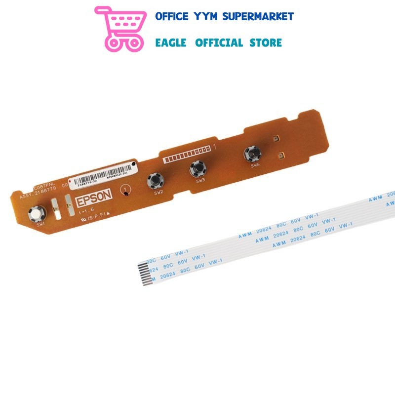 แผงควบคุม Assy (มือสอง) สําหรับ Epson L3110 L3118 L3210 L3115 L3119 L3108 L3218 L3219 แผงปุ่มบอร์ดสว