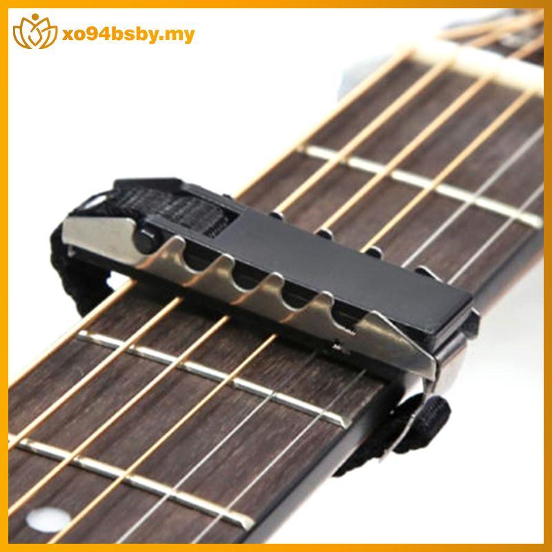 Xo94bsby กีต้าร์โปร่ง Ukulele Capo Gear Silver Guitar Capo กีตาร์ Accesso MY