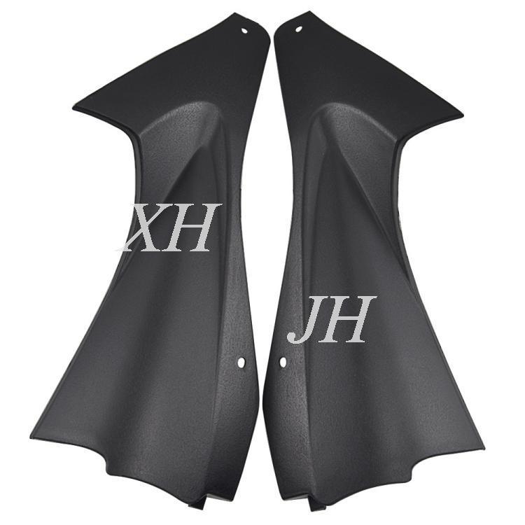 คู่เหมาะสําหรับ Yamaha YZF-R6 YZF R6 สีดํารถจักรยานยนต์ Fairing Air ท่อด้านข้าง