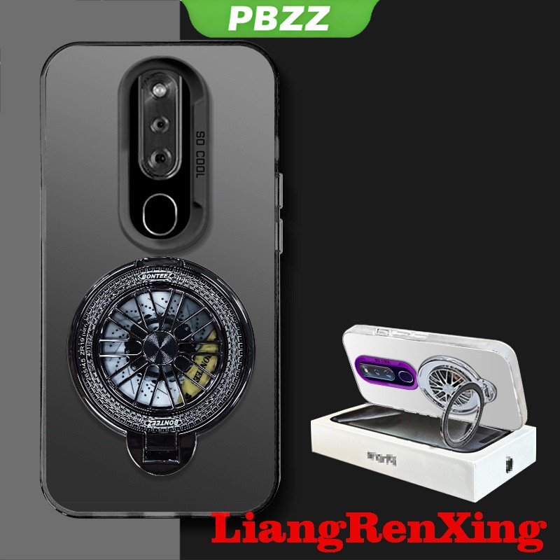 PBZZ FOR เคส Case สำหรับ OPPO F11 Pro OPPO F11โทรศัพท์ปลอกฮาร์ด Case TPU ป้องกันเรียบกันกระแทกปกการออกแบบใหม่ความงามกับผู้ถือสำหรับผู้ชาย Gyro Mount CYTLZJ01