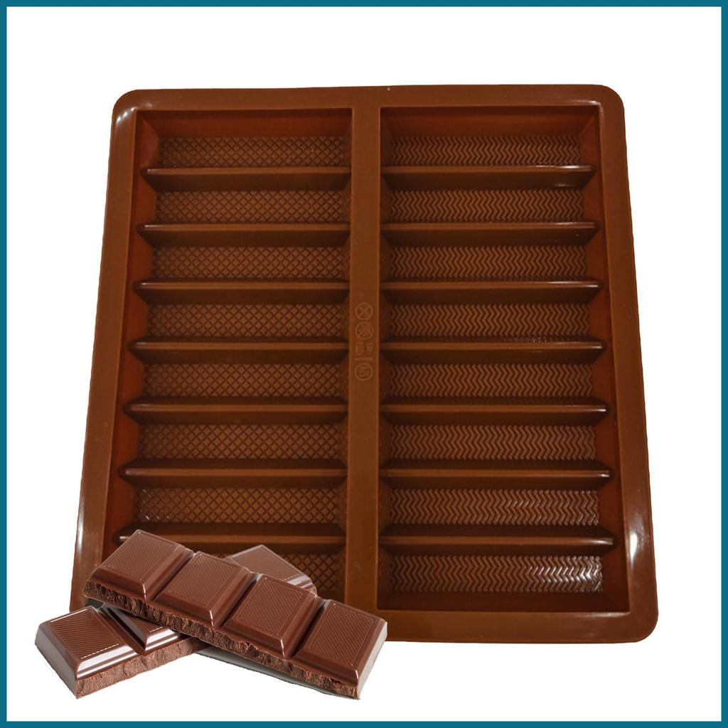 ช็อกโกแลตแม่พิมพ์ซิลิโคน Easy Release Energy Bar Maker Energy Bar แม่พิมพ์สําหรับงานแต่งงานคริสต์มาส