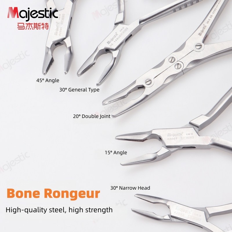 Beyer Bone Rongeur เครื่องมือผ่าตัดทันตกรรมข้อต่อคู่