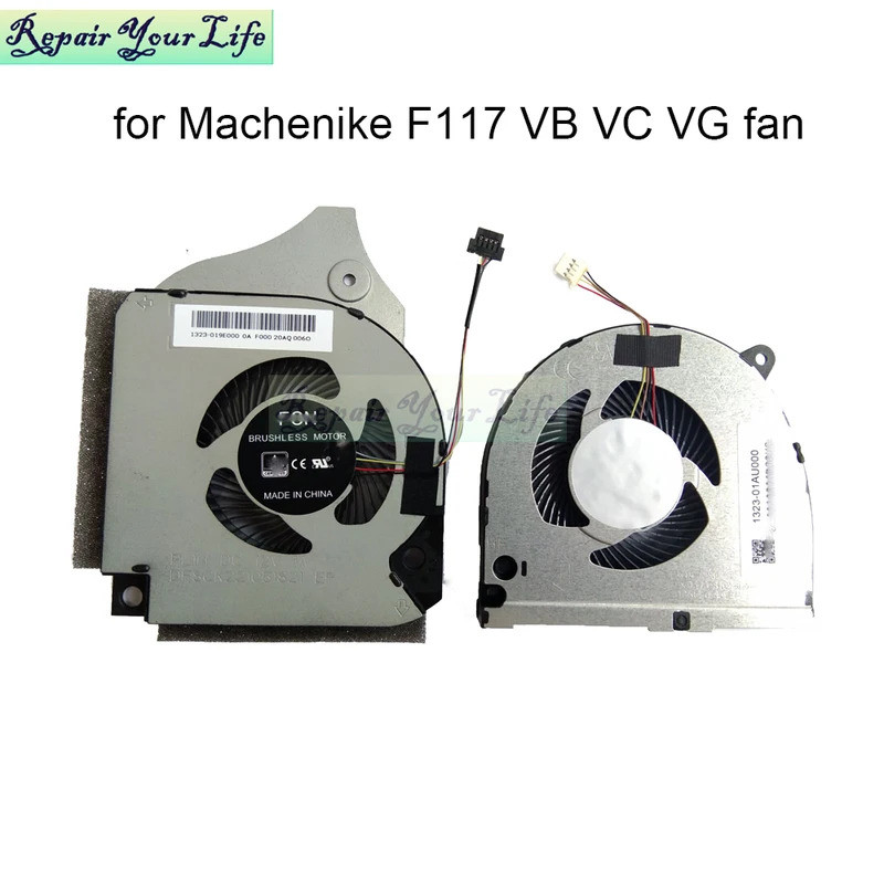 แล็ปท็อประบายความร้อน CPU GPU พัดลมสําหรับ Machenike F117V F117-VC F117-VG F117-VB2s F117-VD3s VD F1