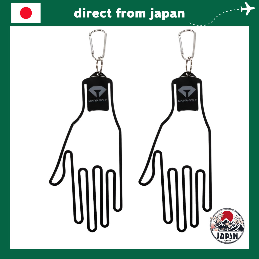 DAIYA Golf Glove Hanger 2-Pack – Breathable Glove Drying Holder, Shape-Keeping Golf Glove Organizer