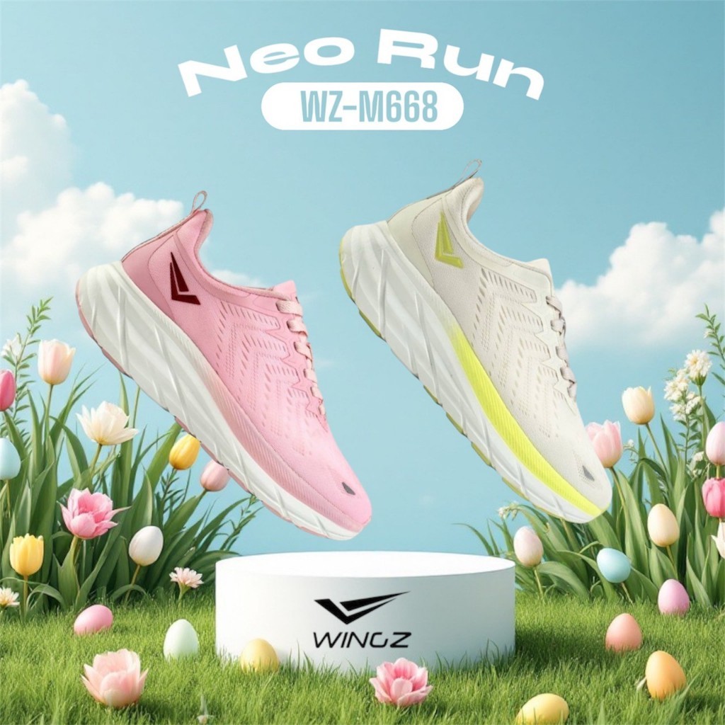 WINGZ Neo Run รุ่น WZ-W668 รองเท้าวิ่ง รองเท้าลำลอง