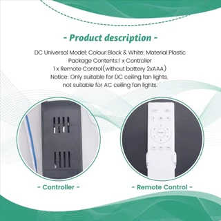 รีโมทพัดลม 24V บอร์ดแผงวงจร มี6ระดับปรับความเร็ว ใช้ระบบรับอินฟราเรด ควบคุมเวลาได้ อเนกประสงค์