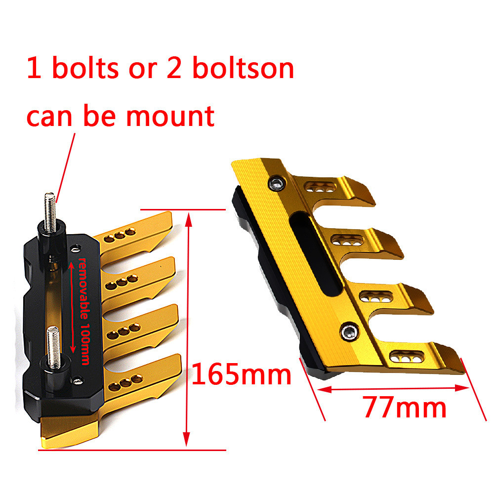 เหมาะสําหรับ Suzuki SV650 S ดัดแปลงบังโคลนหน้า Shock-Absorbing Shock-Resistant ล้อหน้าด้านข้างตกแต่ง