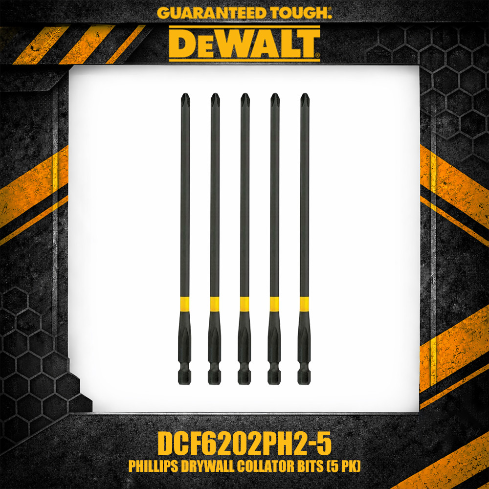 DEWALT DCF6202PH2-5 Phillips Drywall Collator Bits 5PCS สําหรับ DCF620/DCF630/DCF6202 เครื่องมืออุปก