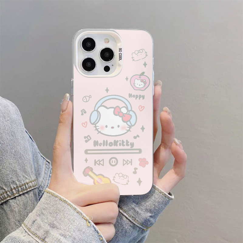 ส่งของเร็ว เคสสำหรับไอโฟน16 แมวหมา ฟังเพลง รูปที่ 3