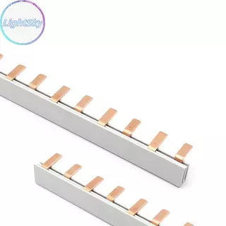 LightSky 1/2P Pin ประเภท Busbar ทองแดง Bar Terminal Blo สําหรับ MCB DZ47 Air Switch Connector 63A Circuit Breaker Connector TH