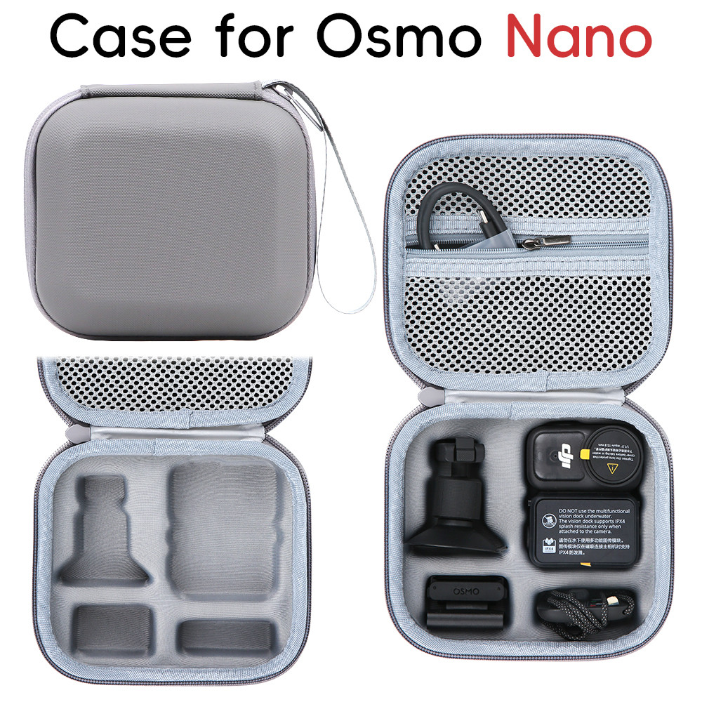สําหรับกระเป๋าเก็บ DJI Osmo NANO mini all-in-one ชุดกล่องเก็บของเพื่อปกป้องกล้องกีฬากล่องอุปกรณ์เสริมนาโน