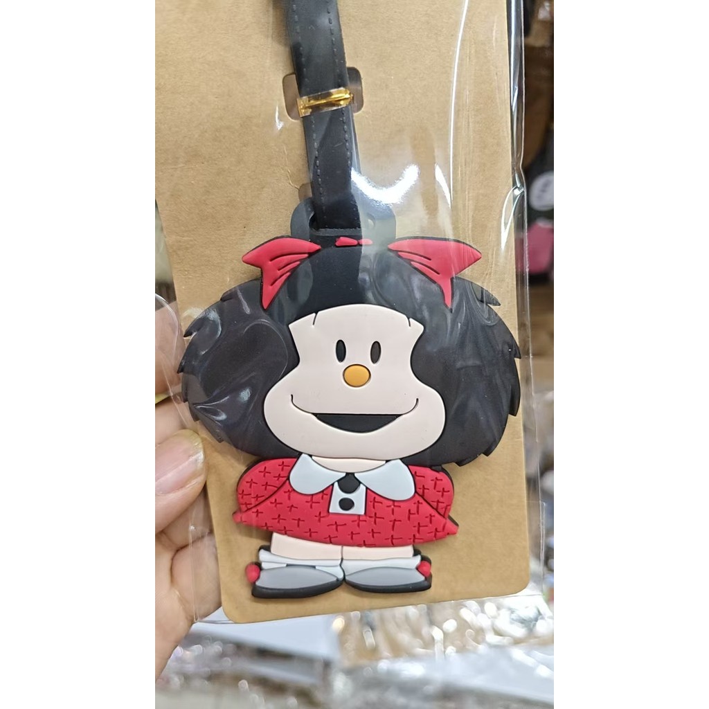 Travel Must-Have Cute ป้ายกระเป๋าเดินทาง Super Mary Mushroom Head OGIZ