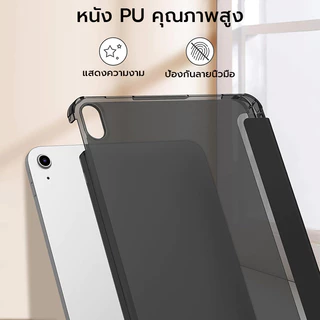 OSGEER Case & Screen Protector ชุดสําหรับ iPad Gen A16 12th/11th/10th Air 8 7 6 5 4 M2 M3 M4 Pro M4 M5 11 นิ้ว | ที่ใส่ดินสอในตัว ด้านหลังพร้อมขาตั้ง Trifold Auto Wake/Sleep