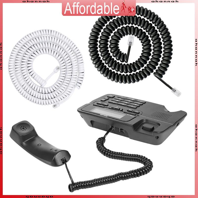 AH RJ9 RJ11 4P4C โทรศัพท์สายเคเบิลโทรศัพท์พื้นฐานคงที่สําหรับศูนย์บริการลูกค้า