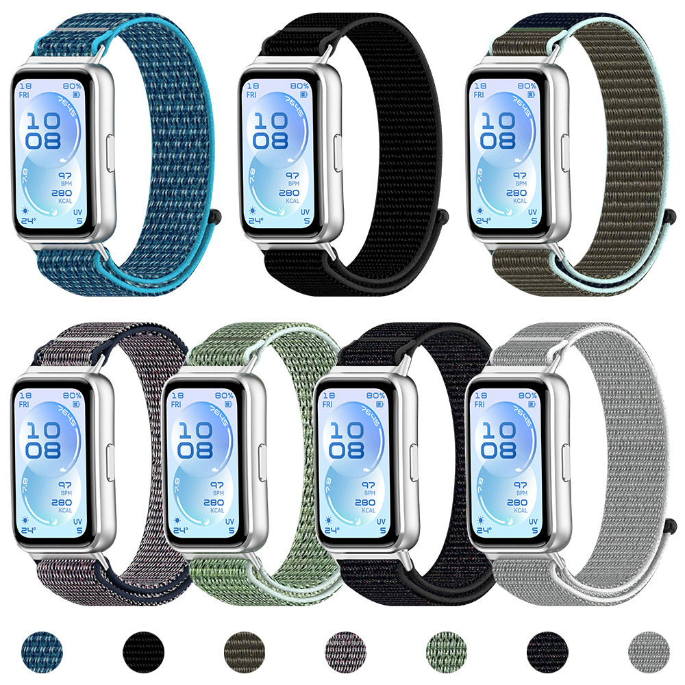 สายรัดห่วงไนลอนสําหรับ Smartwacth Huawei Band 11/Huawei Band 11 Pro เปลี่ยนสร้อยข้อมือกีฬาเข็มขัดอุปกรณ์เสริมสําหรับ Huawei Band 11
